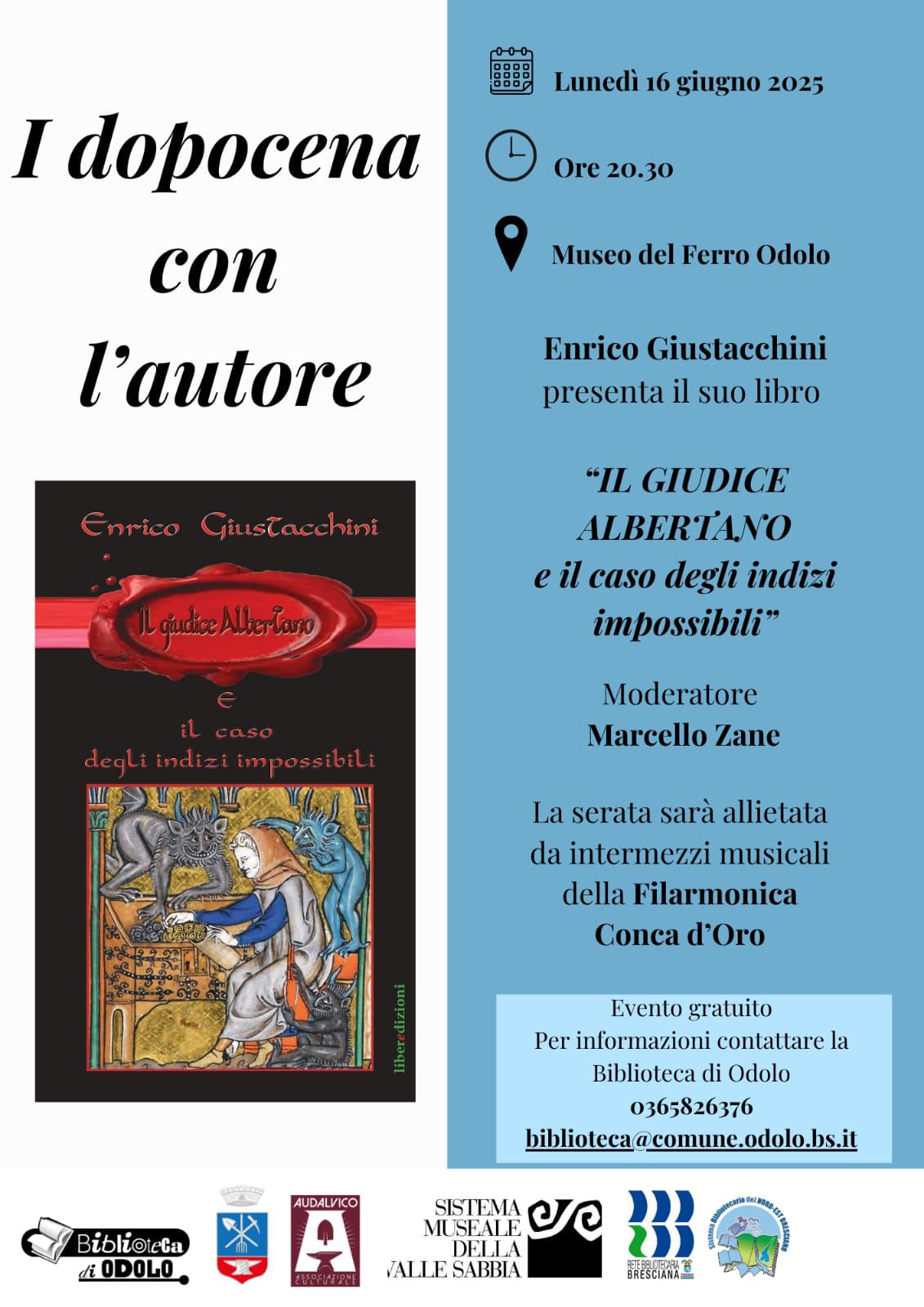 dopocena con autore odolo 16 giugno